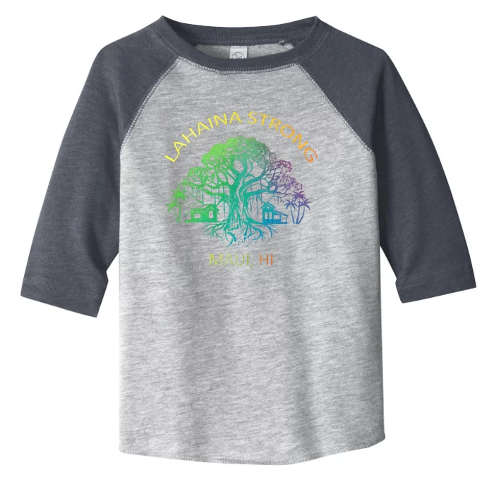 Lahaina Strong Maui Hawaii Old Banyan Tree saving thank you Toddler Fine Jersey T-Shirt