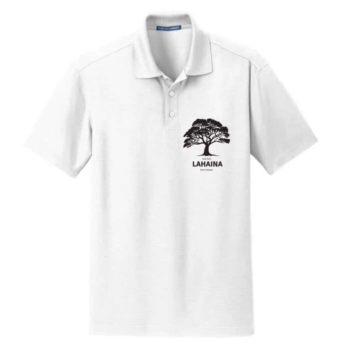 Lahaina Support Maui Strong Dry Zone Grid Performance Polo