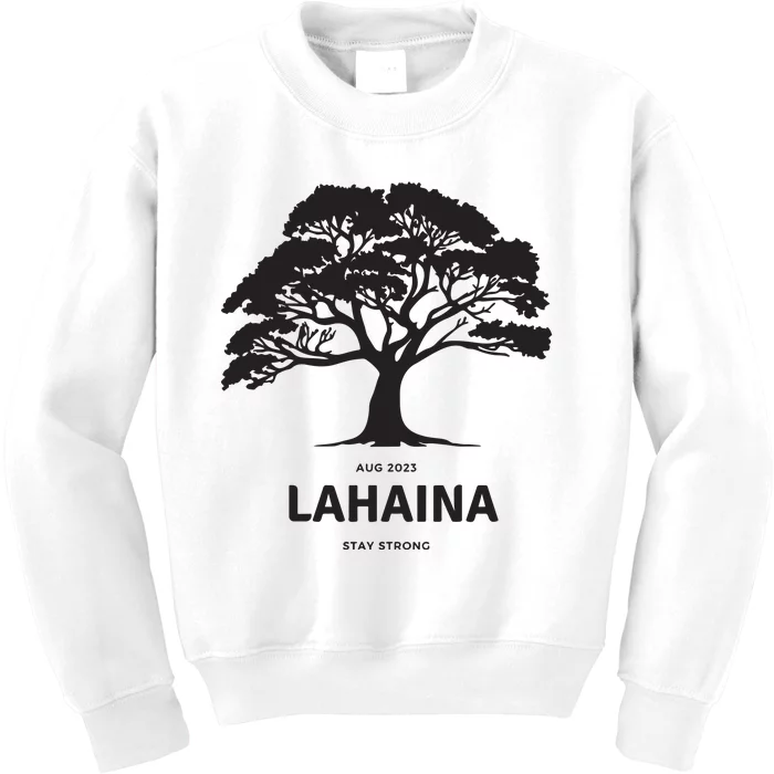 Lahaina Support Maui Strong Kids Sweatshirt