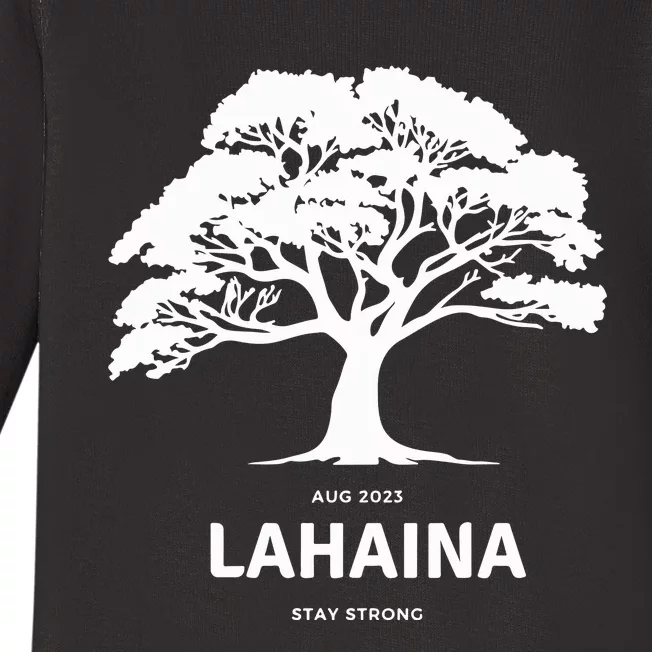 Lahaina Support Maui Strong Hawaii Baby Long Sleeve Bodysuit