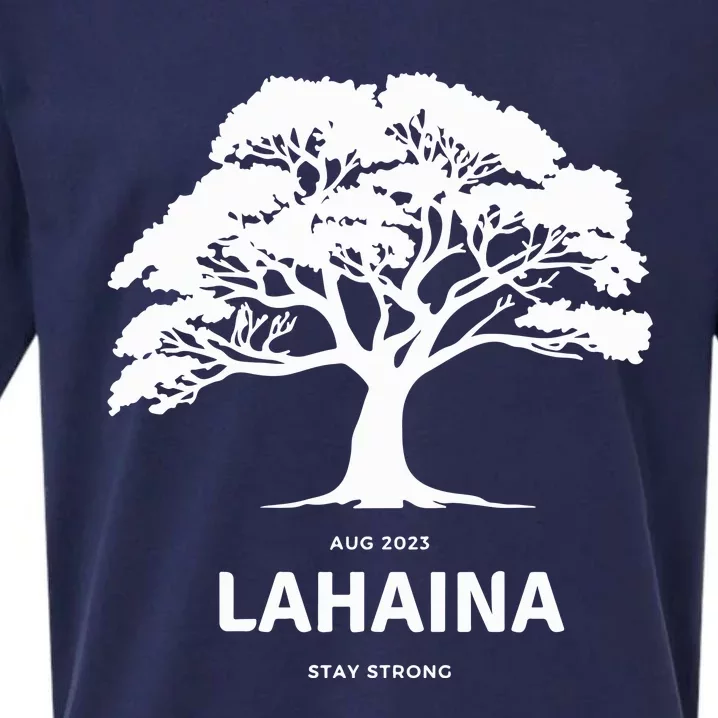 Lahaina Support Maui Strong Hawaii Sueded Cloud Jersey T-Shirt