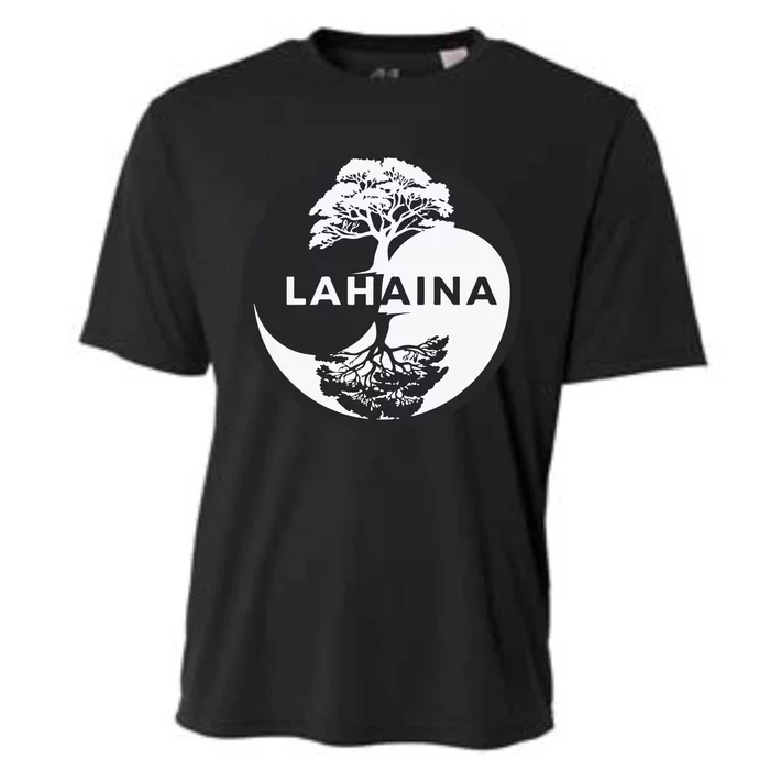 Lahaina Support Maui Strong Lahaina Banyan Tree In A Yin Yang Cooling Performance Crew T-Shirt