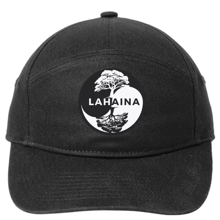 Lahaina Support Maui Strong Lahaina Banyan Tree In A Yin Yang 7-Panel Snapback Hat