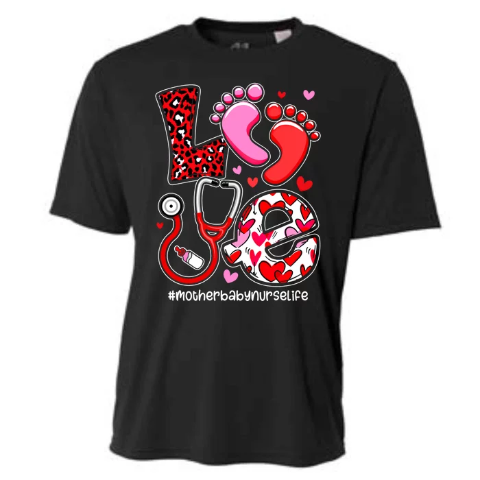 Love Stethoscope Mothers Day Nurse Life Mommy Cool Gift Cooling Performance Crew T-Shirt