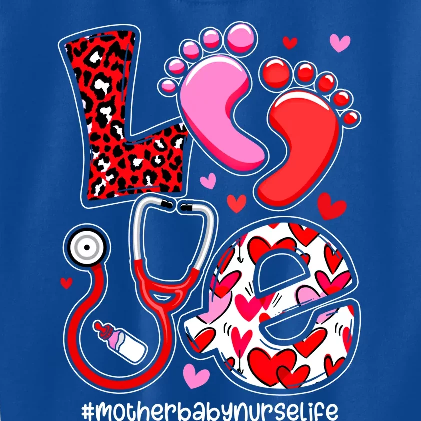 Love Stethoscope Mothers Day Nurse Life Mommy Cool Gift Kids Sweatshirt