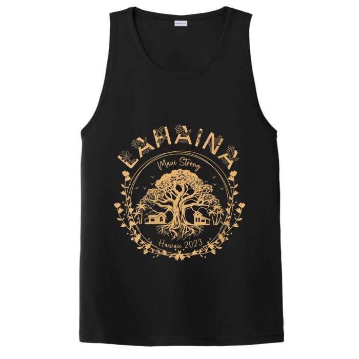 Lahaina Strong Maui Hawaii Old Banyan Tree Saving Squad Girl Performance Tank