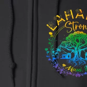 Lahaina Strong Maui Hawaii Old Banyan Tree Saved Majestic Full Zip Hoodie