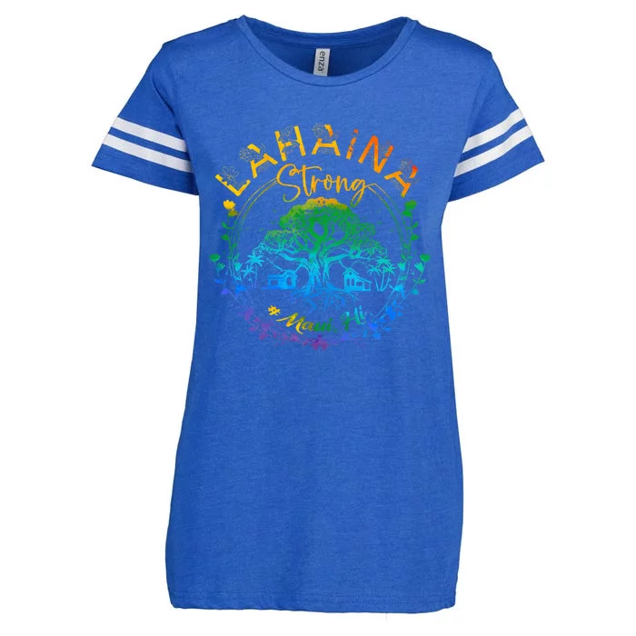 Lahaina Strong Maui Hawaii Old Banyan Tree Saved Majestic Enza Ladies Jersey Football T-Shirt