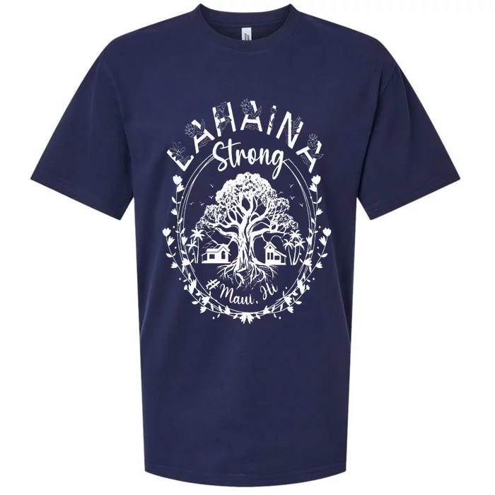 Lahaina Strong Maui Hawaii Old Banyan Tree saved majestic Sueded Cloud Jersey T-Shirt