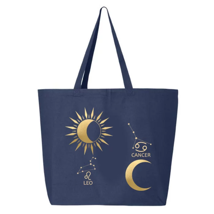 Leo Suncancer Moon Zodiac Gift 25L Jumbo Tote