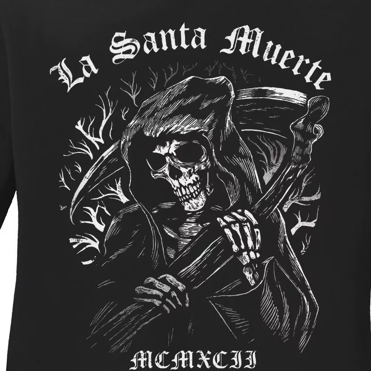 La Santa Muerte Ladies Long Sleeve Shirt