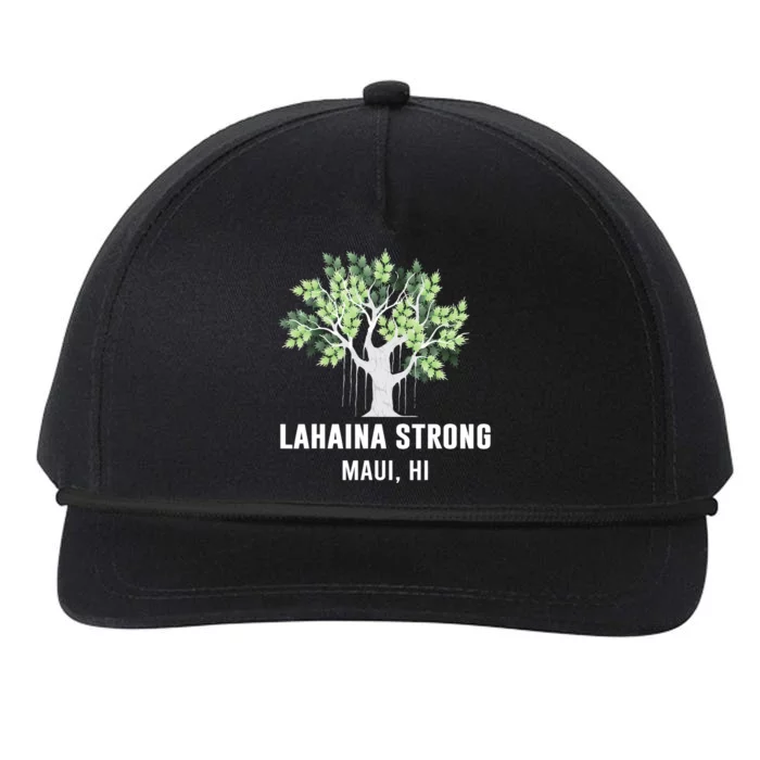 Lahaina Strong Maui Hawaii Old Banyan Tree Snapback Five-Panel Rope Hat