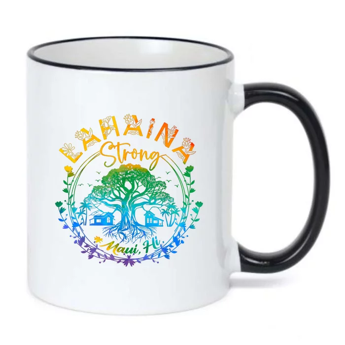 Lahaina Strong Maui Hawaii Old Banyan Tree Saved Majestic Black Color Changing Mug