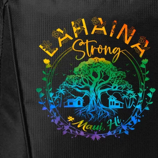 Lahaina Strong Maui Hawaii Old Banyan Tree Saved Majestic City Backpack