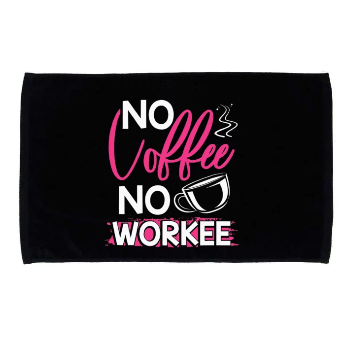 Longshanks S No Coffee No Workee Microfiber Hand Towel