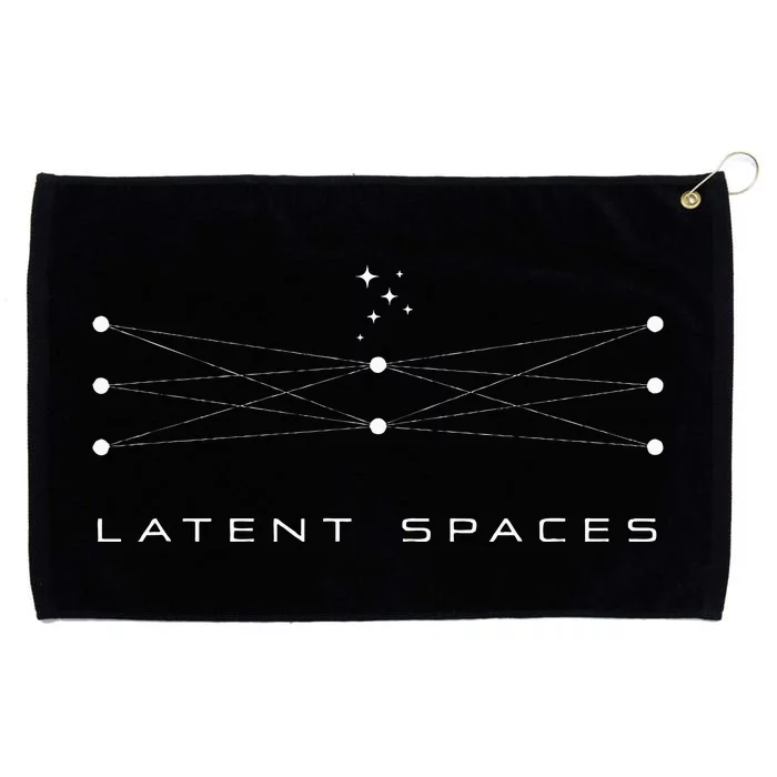 Latent Spaces Neural Network Grommeted Golf Towel