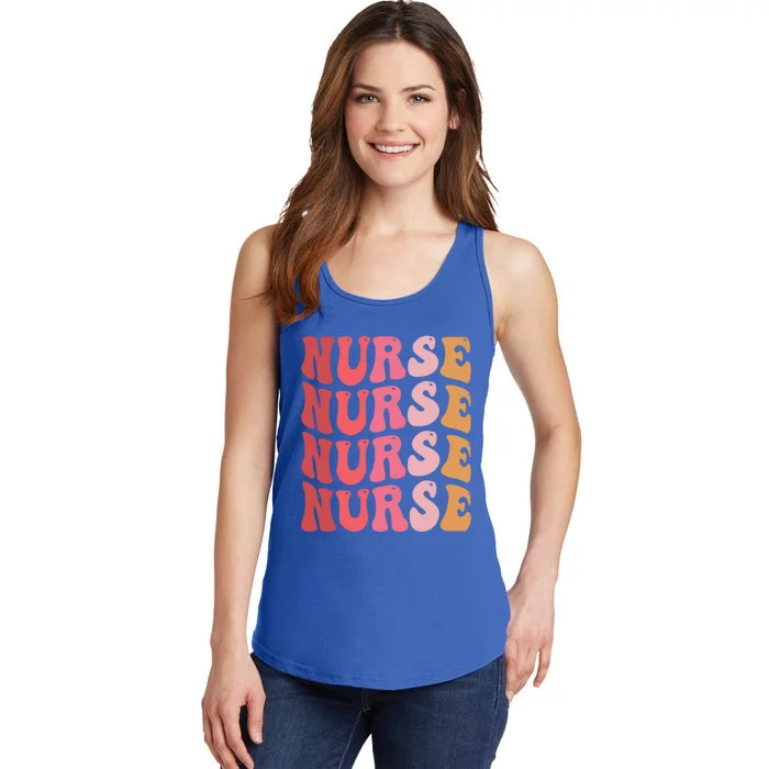 Love School Nurse Health Care Worker Medical Assistant Agent Great Gift Ladies Essential Tank