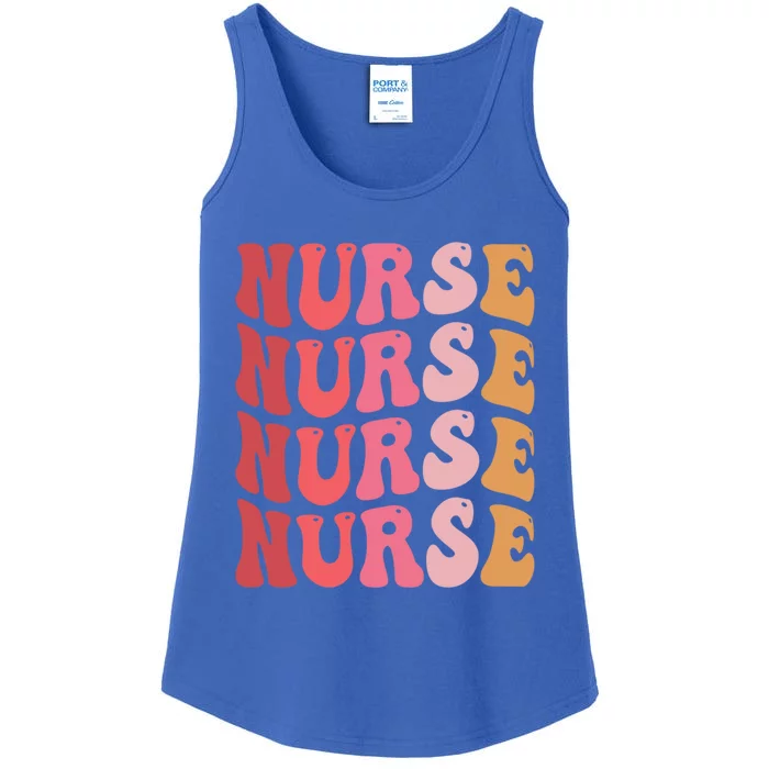 Love School Nurse Health Care Worker Medical Assistant Agent Great Gift Ladies Essential Tank