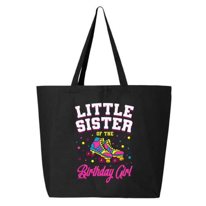 Little Sister of the Birthday Roller Skating Party 25L Jumbo Tote