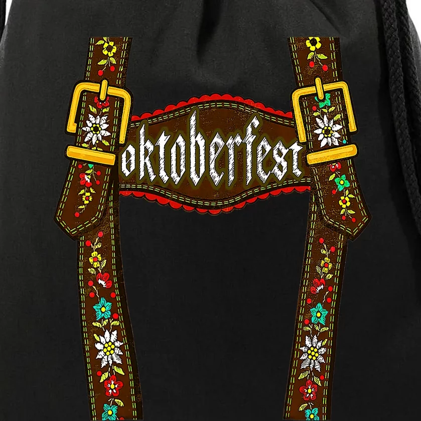 Lederhosen Suspenders Oktoberfest Bavarian Munich Beer Drawstring Bag