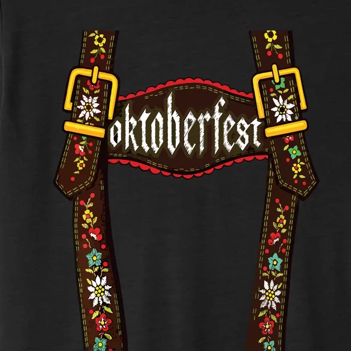 Lederhosen Suspenders Oktoberfest Bavarian Munich Beer ChromaSoft Performance T-Shirt