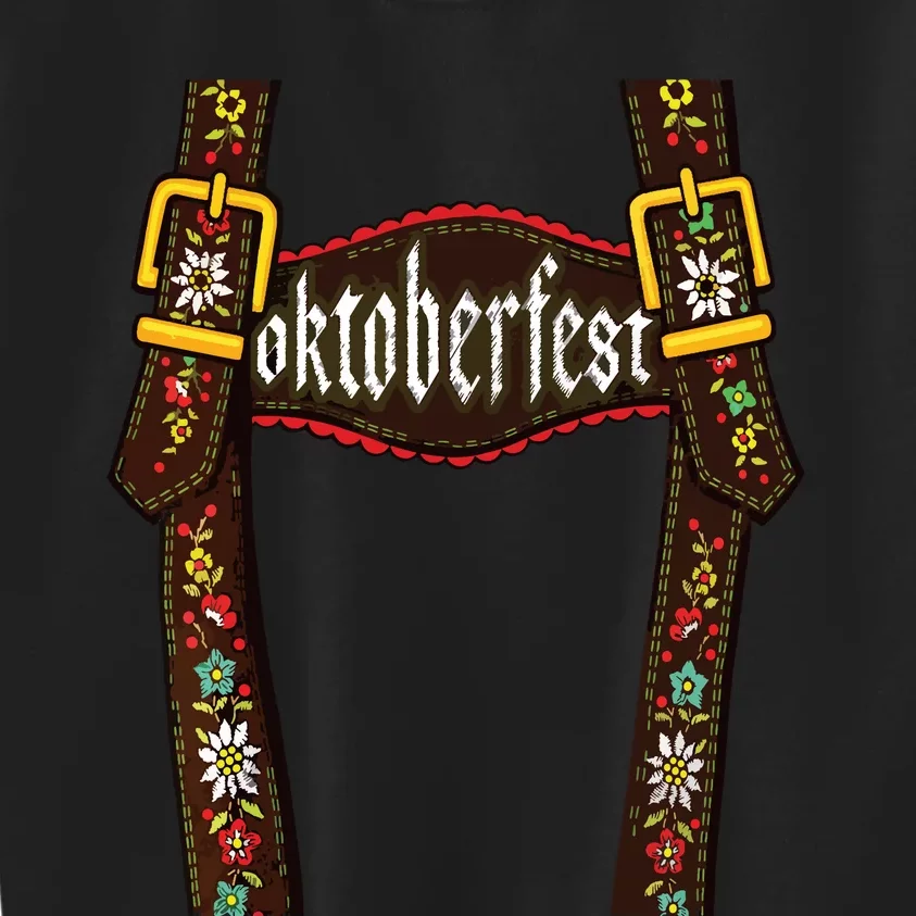 Lederhosen Suspenders Oktoberfest Bavarian Munich Beer Kids Sweatshirt