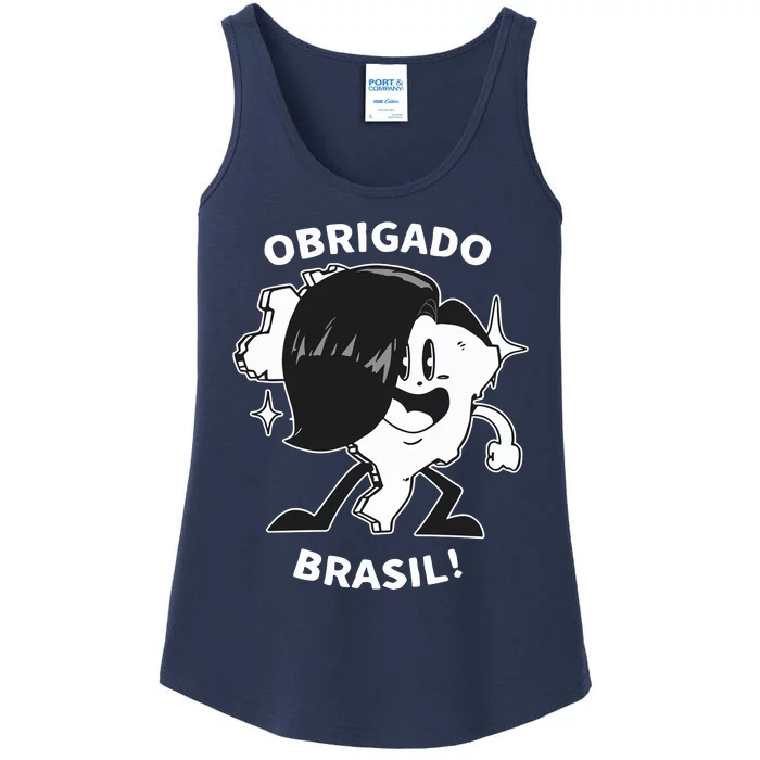 Lucas Silveira Obrigado Brasil Ladies Essential Tank