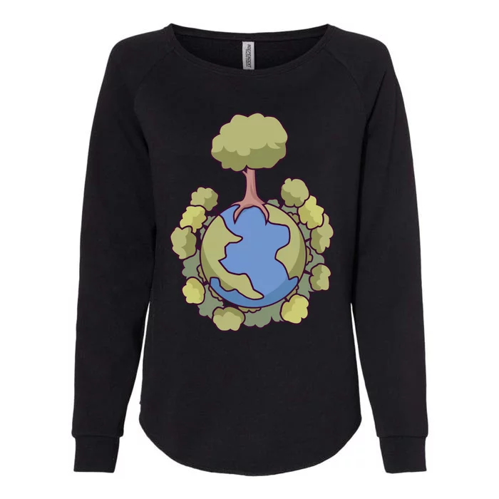 Let's Save Our Planet Natural Nature Environt Gift Womens California Wash Sweatshirt