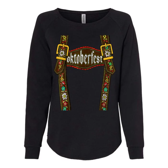 Lederhosen Suspenders Oktoberfest Bavarian Munich Womens California Wash Sweatshirt