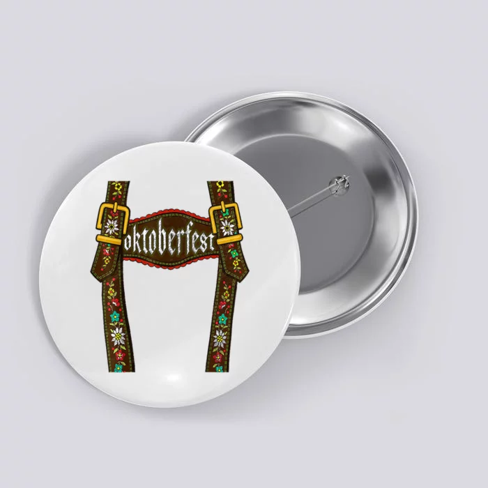 Lederhosen Suspenders Oktoberfest Bavarian Munich Button