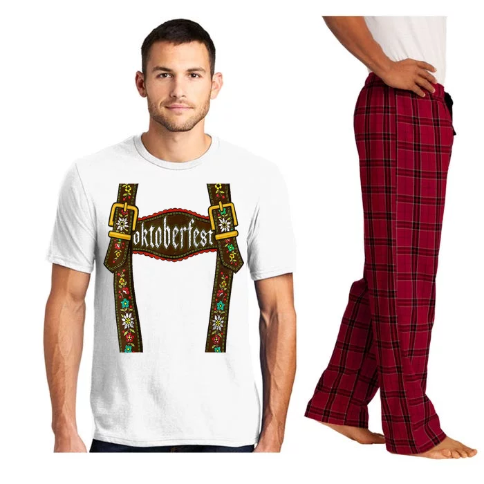 Lederhosen Suspenders Oktoberfest Bavarian Munich Pajama Set