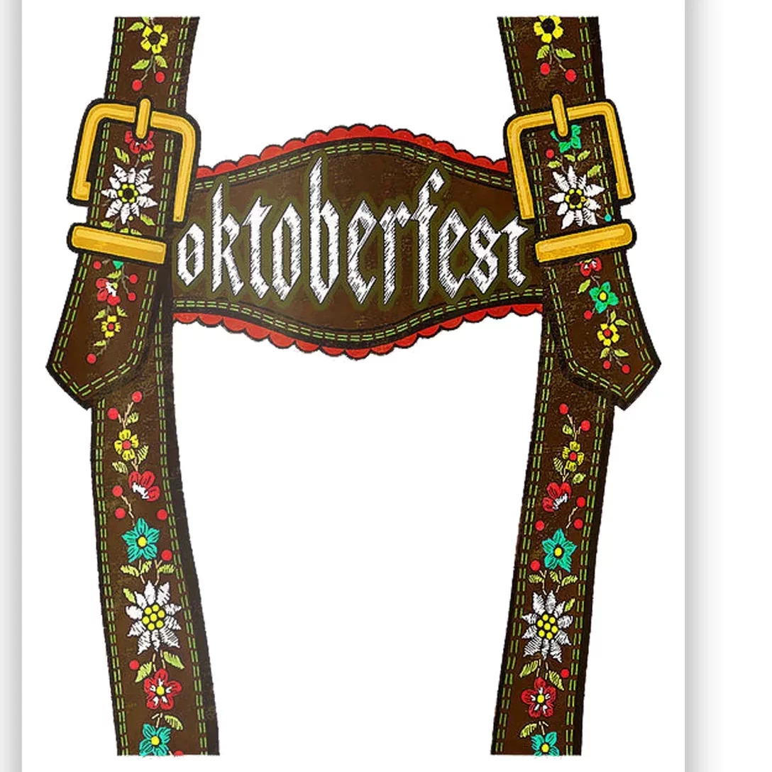 Lederhosen Suspenders Oktoberfest Bavarian Munich Poster