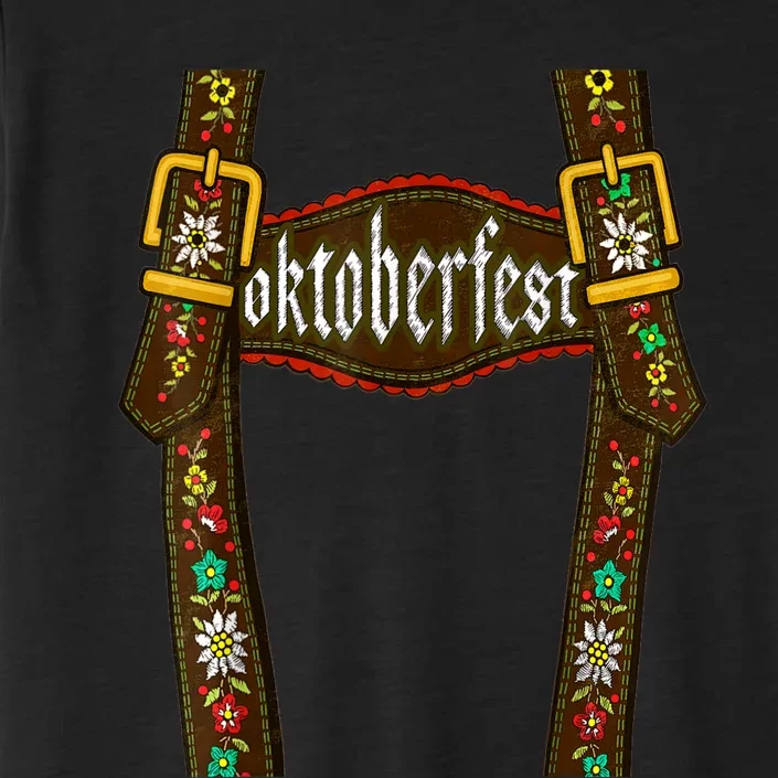 Lederhosen Suspenders Oktoberfest Bavarian Munich Beer ChromaSoft Performance T-Shirt