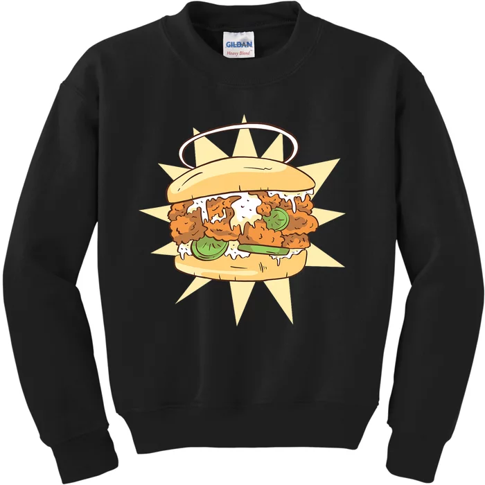 Louisiana Sold Out Chicken Sandwich Kids Sweatshirt