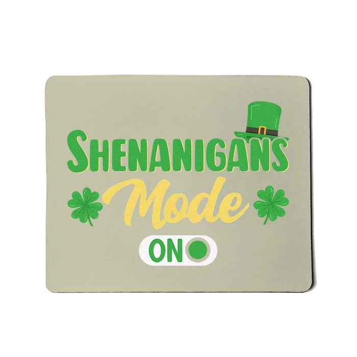 Leprechaun Saint Patrick's Day Funny Shenanigans Mousepad