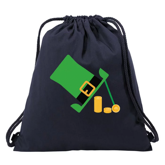 Leprechaunrap St Patricks Day Funny Irish March 17 Drawstring Bag