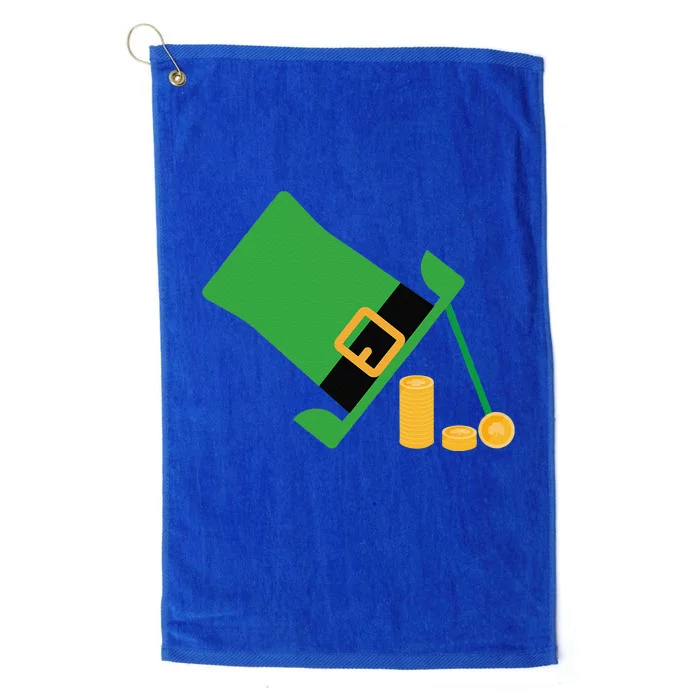 Leprechaunrap St Patricks Day Funny Irish March 17 Platinum Collection Golf Towel