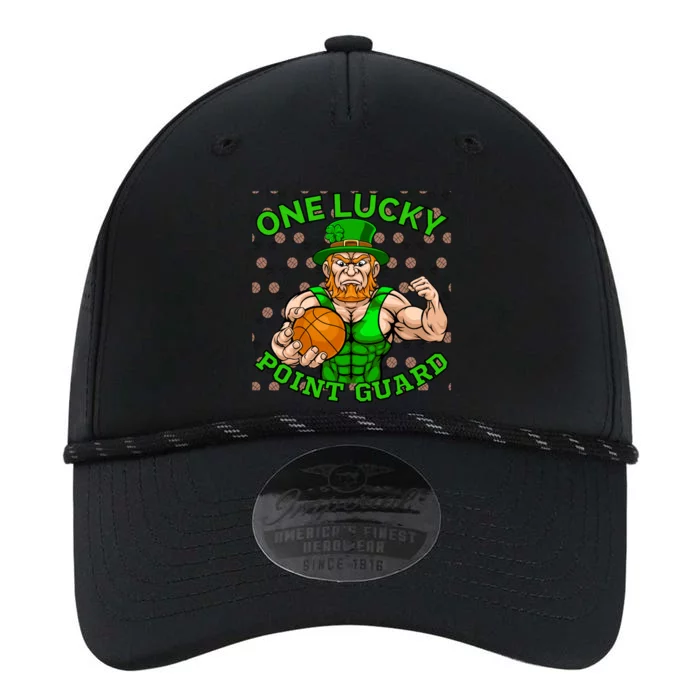 Leprechaun St Patricks One Lucky Point Guard Basketball Meaningful Gift Performance The Dyno Cap