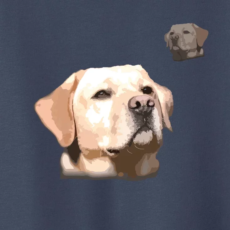 Labrador School Photo T Funny Yellow Lab Toddler T-Shirt