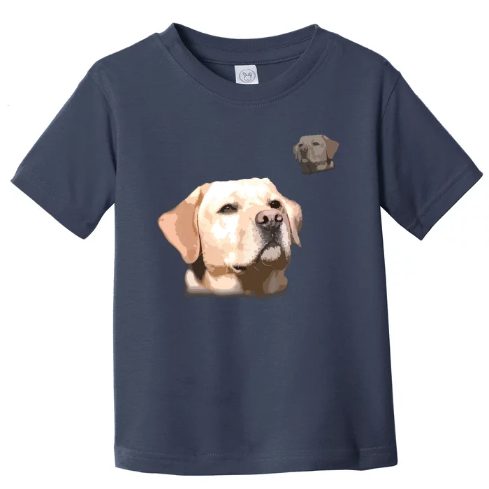 Labrador School Photo T Funny Yellow Lab Toddler T-Shirt