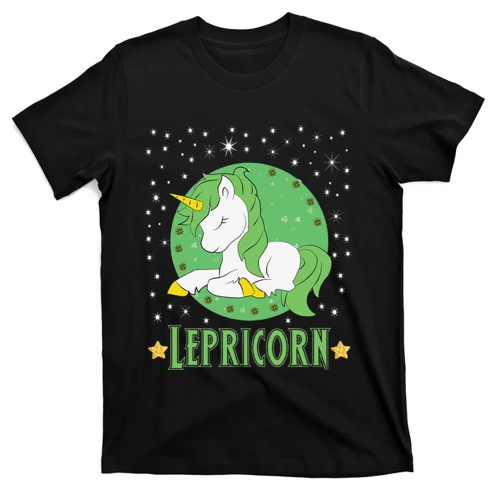 Lepricorn St Patricks Day Unicorn Irish funny T-Shirt