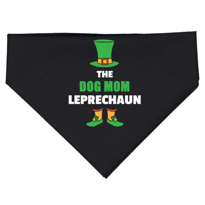 Leprechaun St Patricks Day Dog Mom Gift USA-Made Doggie Bandana