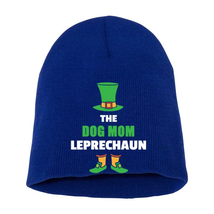 Leprechaun St Patricks Day Dog Mom Gift Short Acrylic Beanie