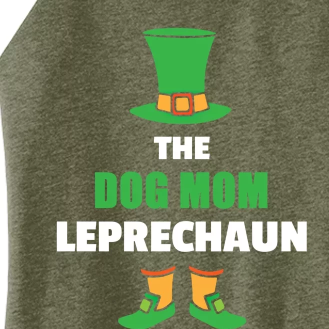 Leprechaun St Patricks Day Dog Mom Gift Women’s Perfect Tri Rocker Tank