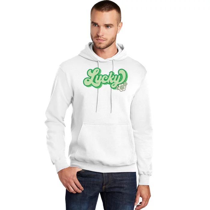 Lucky St PatrickS Day Retro Vintage Hoodie