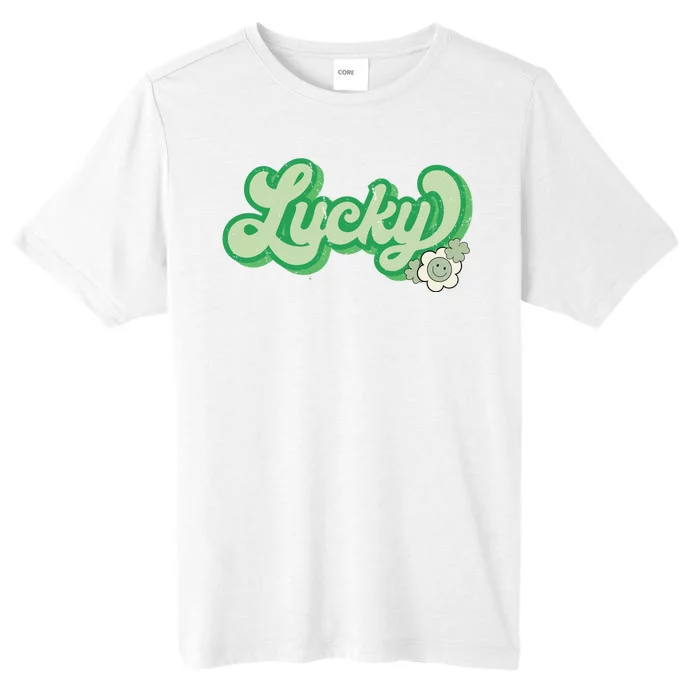 Lucky St PatrickS Day Retro Vintage ChromaSoft Performance T-Shirt