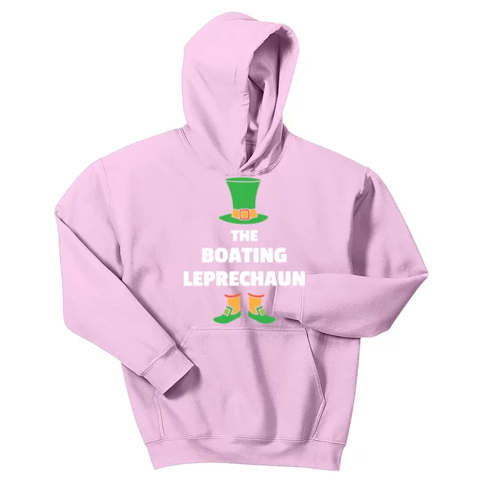 Leprechaun St Patricks Day Boating Gift Kids Hoodie