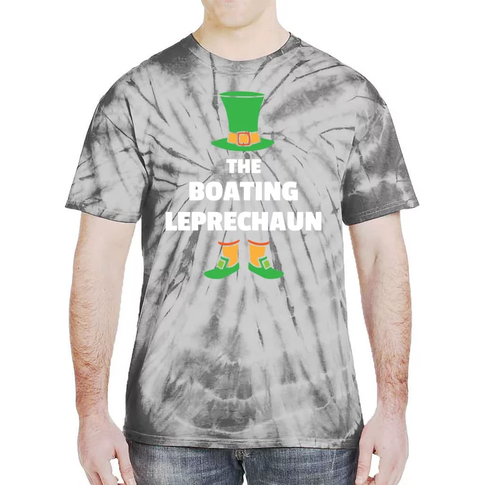 Leprechaun St Patricks Day Boating Gift Tie-Dye T-Shirt