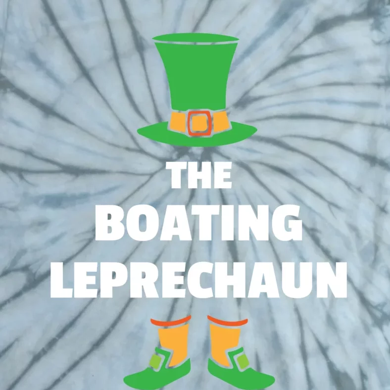 Leprechaun St Patricks Day Boating Gift Tie-Dye T-Shirt