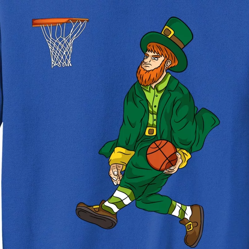 Leprechaun St Patricks Day Basketball Gift Tall Sweatshirt